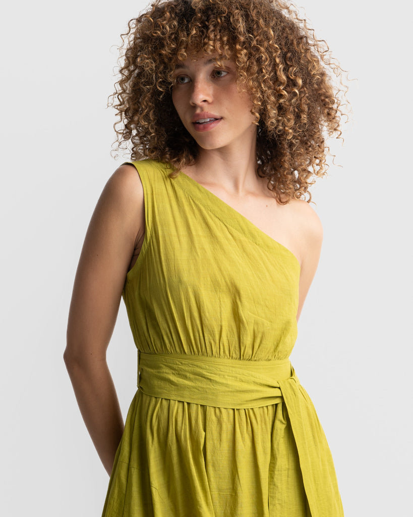 Juniper one-shoulder dress, sustainable women's clothing, sustainable women's fashion, organic clothing, organic cotton ladies clothing, cotton com clothing, cotton dress clothes, organic women's clothing, women's cotton clothing brands, minimal clothing brands, minimalist clothing shop