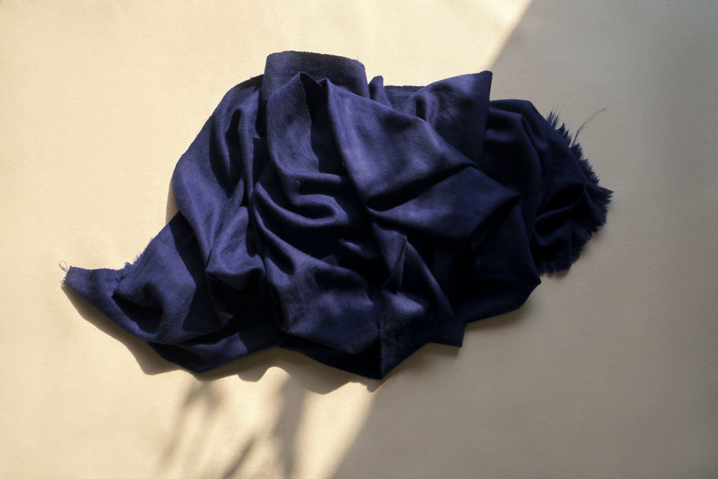 Midnight-blue-pashmina-stole-Organic-hand-woven-pashmina-stoles-manufactured-in-India